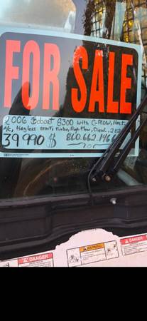 S-300 Bobcat with Cplow, Bucket, Fork 1