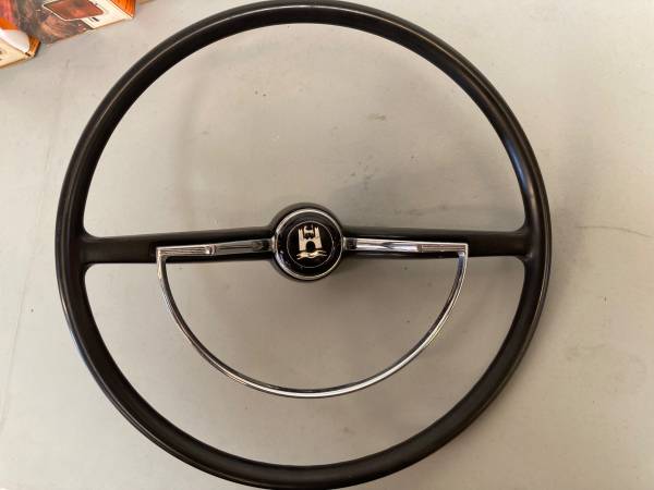 Original VW Steering Wheel w/Horn Ring 62-71 Beetle Dunebuggy 1