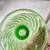 Vintage Bright Federal Green Uranium Depression Sherbet Diana Swirl 4 thumbnail