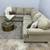 Ashley 3-Piece Beige Sectional Couch 4 thumbnail