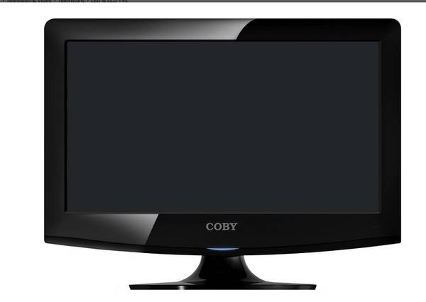 Coby LED super slim Flatscreen TV monitor 15" in box 1