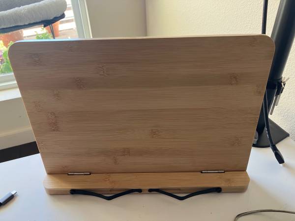 Bamboo Book stand 1