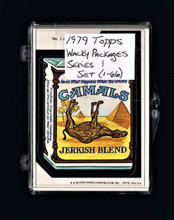1979 Topps Wacky Packages Complete Series 1 Sticker Set CLEAN/SHARP 1