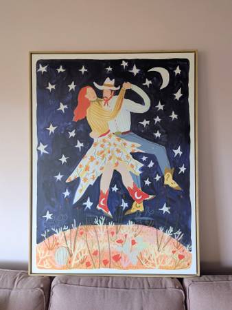 Huge 36x48 Framed Art - Melissa Lakey "Dream Dancers" ($900 Retail) 1