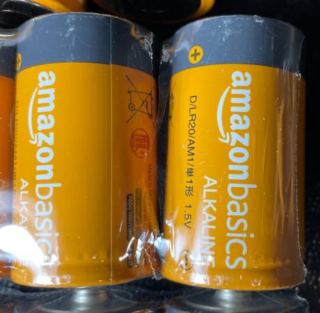Amazon Basics Baterías D 18 - $8 (Baldwin)63471465383681122