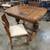 ANTIQUE DINING TABLE WITH EXTENSIONS BUILT IN+2 CHAIRS 4 thumbnail