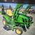 John Deere 1023e with loader and belly mower 3 thumbnail