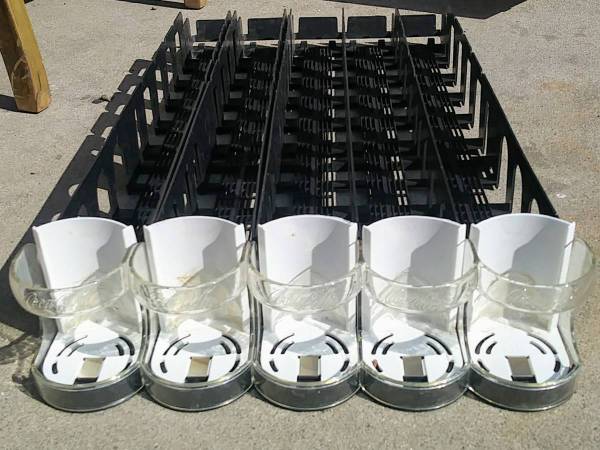EcoTrac Spring Feed Coca Cola Glide Clear Front Retainer 1