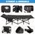 Adults Folding Sleeping Cot Guest Bed Heavy Duty Portable Cots Camping with Mat 4 thumbnail