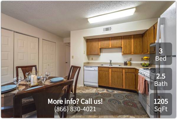 $1,435 / 3br - 1205ft2 - Comfortable 1205 sq ft 3 bd, 2.5 ba for all your needs. Call us now! (Batavia)63974328307458121