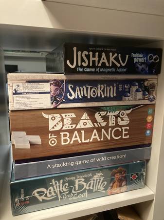 New and lightly used board games 1