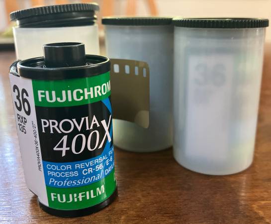 PROVIA 400X SLIDE FILM - 36 EXPOSURE - 3 ROLLS - photo/video