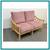 Late 20th Century Mcguire Furniture Loveseat 4 thumbnail