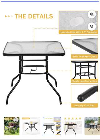 Patio table 1