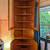 Solid Wood Corner Cabinet with Glass Doors 2 thumbnail