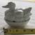 Milk Glass Duck Sugar Bowl 1 thumbnail