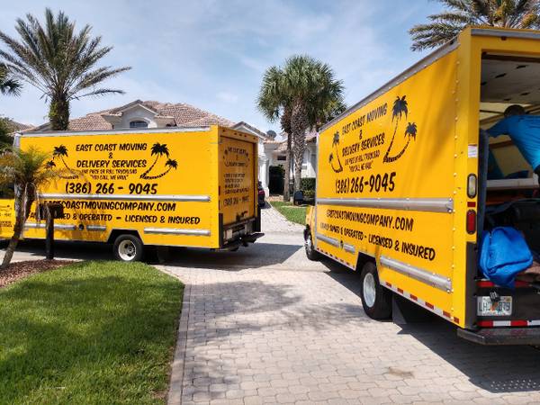 ***** FLORIDA TO NEW YORK *** STOPS ALONG WAY !!EAST COAST MOVING LLC 1