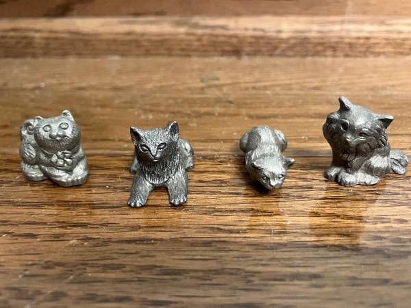 Spoontiques Pewter Cat Figures $8 Each - Selling for Charity 1