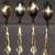 4 Vintage Golden Silver-Plate Teaspoons 1 thumbnail