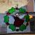Handmade Large Stained Glass Christmas Holly Wreath Angel 2 thumbnail