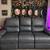 Gray Reclining Sofa w/ Console, USB/outlet, Cup Holders - Like New 1 thumbnail