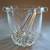 Vintage Cut Glass Mini Ice Bucket and Tongs 1 thumbnail