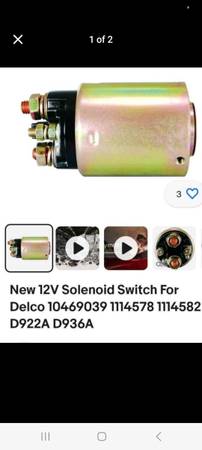 Starter solenoid,  camaros, caprice,etc 1