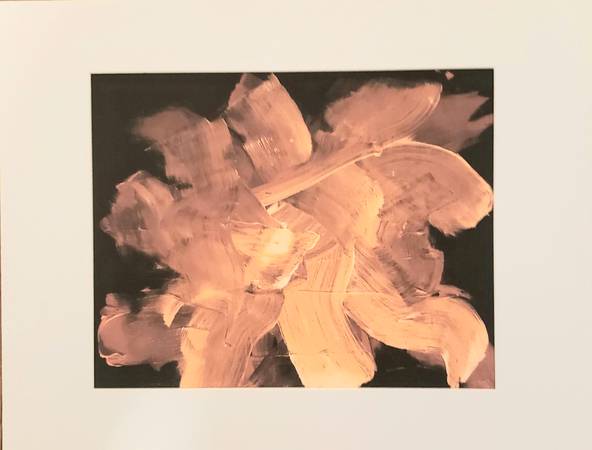 Abstract PRINTS, MATTED with Mat board 14x17" 1