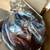 HAND-BLOWN GLASS ORNAMENT-CLEAR W PURPLE/BLUE/WHITE/PINK/YELLOW DROPS 3 thumbnail