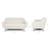 Article Boucle Ivory loveseat couch / sofa 2 thumbnail
