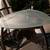 Triangle Glass Table w/ 3 High Chairs 9 thumbnail