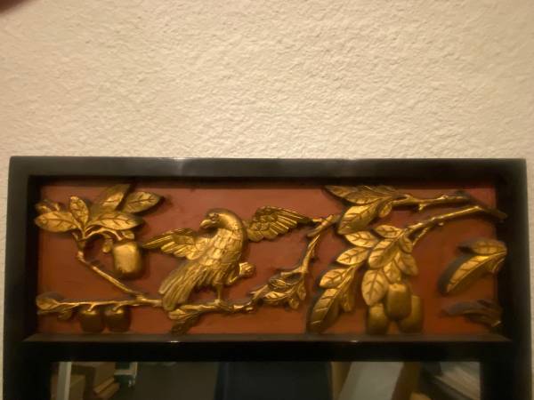 Antiguo espejo chinoiserie - $650 (los feliz)63471469695745121