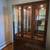 Ethan Allen Cherry Canova Campaign Style Display Cabinet 7 thumbnail