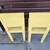 Two 2.5 ft tall yellow wooden chairs 1 thumbnail