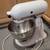 Used KitchenAid KSM90WH White Classic 4.5 qt. Tilt-Head Stand Mixer wi 7 thumbnail