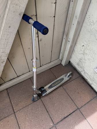 Cool Razor A Kick Scooter Silver/Black Folding Adjustable Off-Road