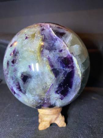 Fluorite stone Sphere Huge Heavy 1