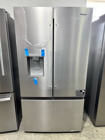 New Whirlpool French Door Refrigerator in stainless steel 1