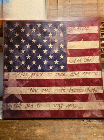 American Flag Canvas 1