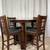 High Extendable Dining Table With Display Base & 4 Chairs 12 thumbnail