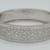 Roberto Coin Rock & S Bangle 18K White Gold W/ Diamonds 1 thumbnail