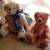 Cute Old Fashioned Decorative Teddy Bears with Bows!!! – 2 Available!! 1 thumbnail