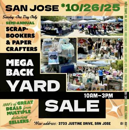 HUGE 18 sellers Papercraft and Scrapbooking Yard Sale! 10/26 1