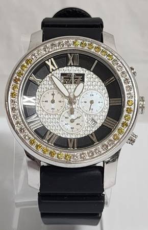 Freeze Diamond Bezel Chronograph Men's Watch 1