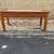 Vintage Oak Coffee table Bench with Floral Tiles 1 thumbnail