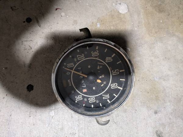 69 vw bug speedometer 1