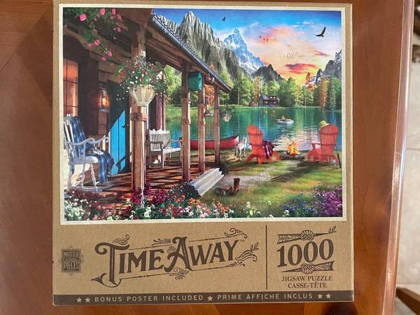"Time Away" Quality Master Pieces 1000 Piece Puzzle 1