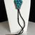 VTG Signed Navajo Handmade 9 Turquoise Stones Sterling Silver Bolo Tie 2 thumbnail