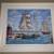 Vintage Original Impressionist Docked Ships Oil Painting By Robert Wor 1 thumbnail