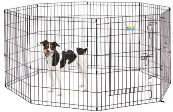 New Midwest Black E-Coat Exercise Pen 1